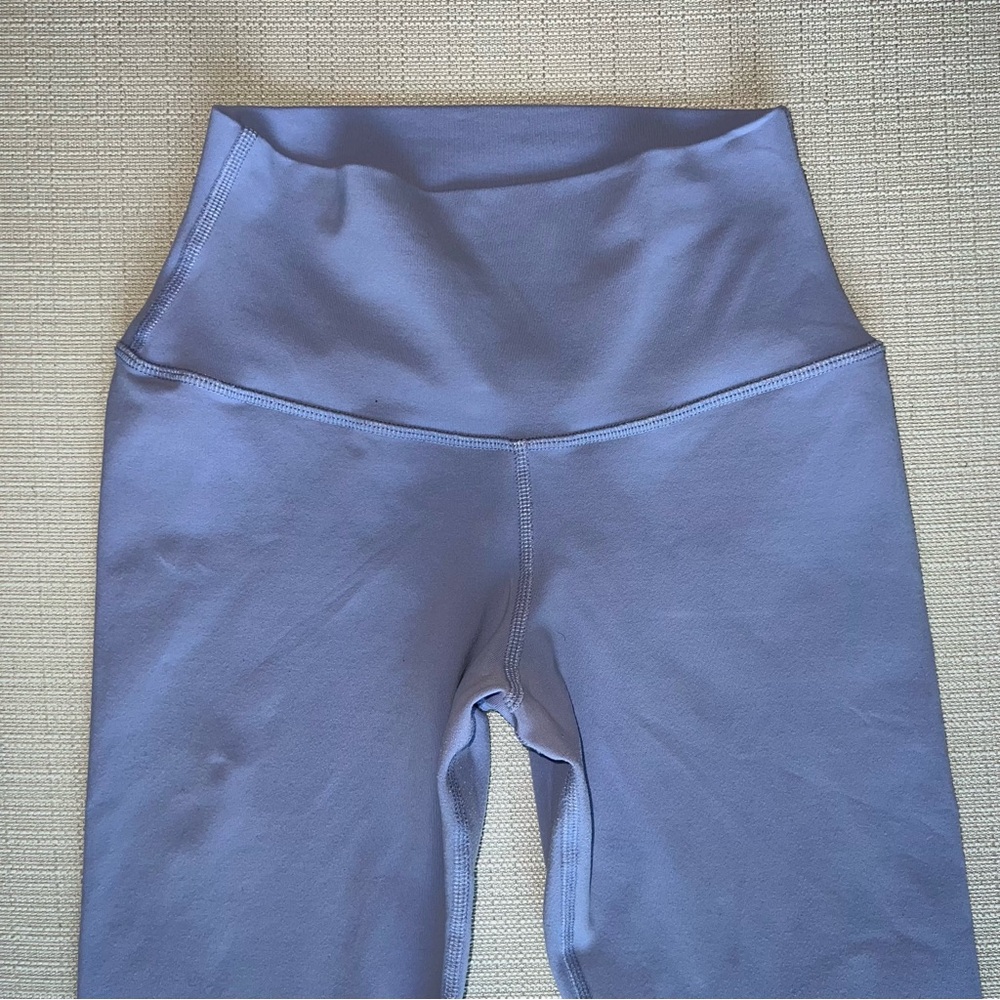 ALO Yoga Purple Leggings High Waist Stretchy - Picture 2 of 7